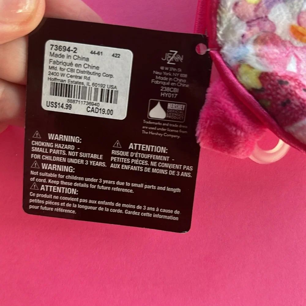 Hershey Soft Sleeping Eye Mask Candy Theme NWT